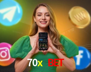 Interface do App 70x bet